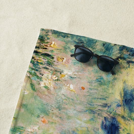 Serviette De Plage Renoir - Chemin menant à travers l'herbe haute (En situation)