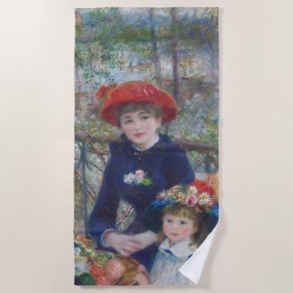 Serviette De Plage Renoir Deux Sœurs Terrasse Impressionnisme Françai