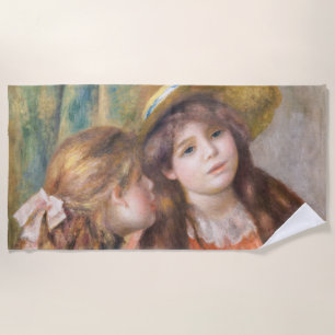 Serviette De Plage Renoir - Portrait de deux petites filles