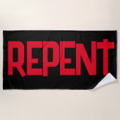 Serviette de plage REPENT (Devant)