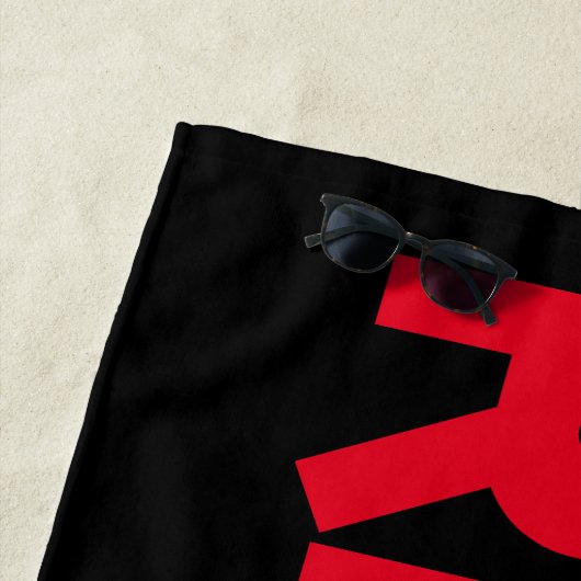 Serviette de plage REPENT (En situation)