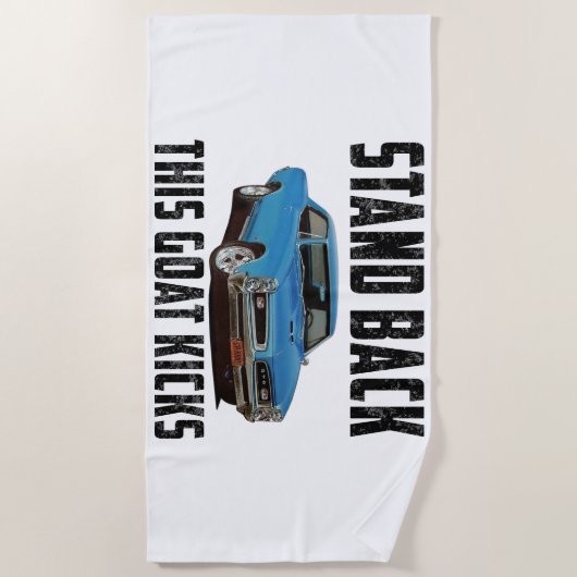 Serviette De Plage Reposez les coups de pied GTO (Devant)