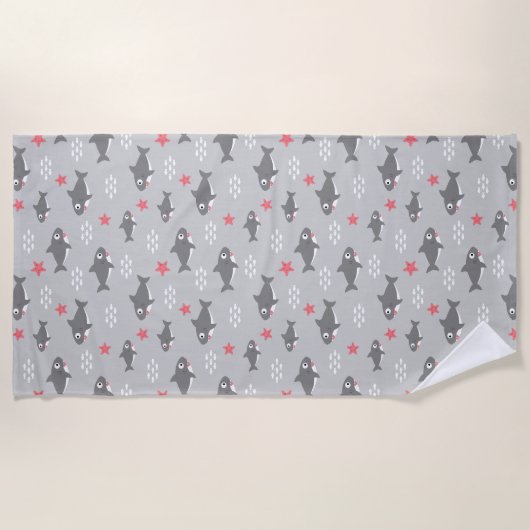 Serviette De Plage Requin (Devant)