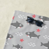 Serviette De Plage Requin (En situation)