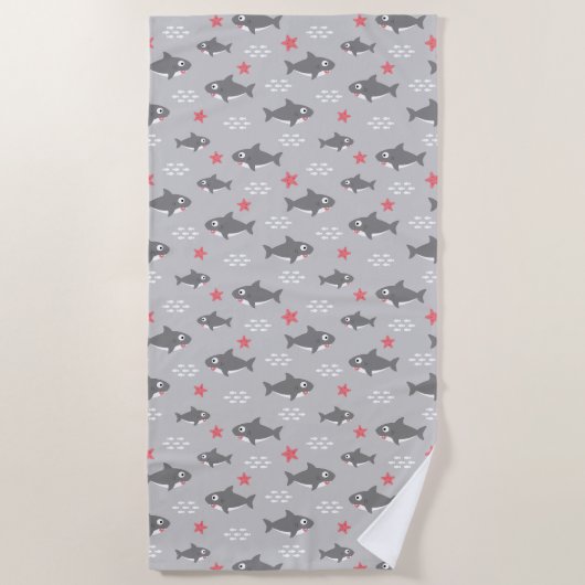 Serviette De Plage Requin (Devant)