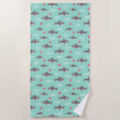 Serviette De Plage Requin (Devant)