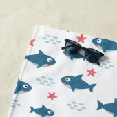 Serviette De Plage Requin (En situation)