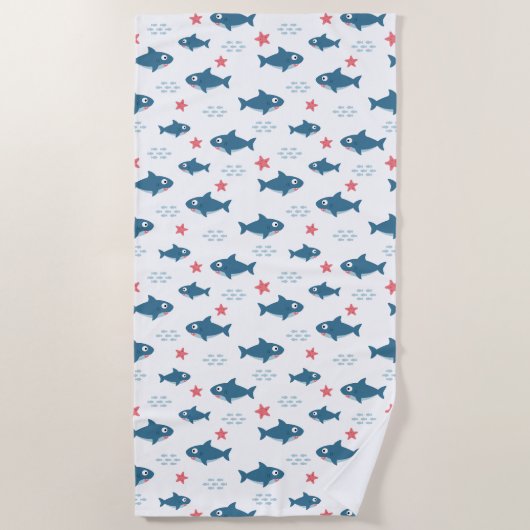Serviette De Plage Requin (Devant)
