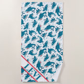 Serviette De Plage Requins (Devant)