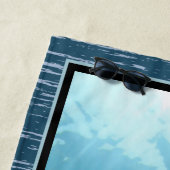 Serviette De Plage Requins Mer Bleue (En situation)