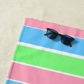 Serviette De Plage Ressort Pastel Grandes (En situation)