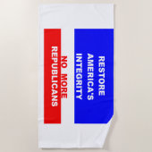SERVIETTE DE PLAGE RESTAURER (Devant)