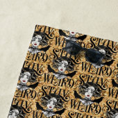 Serviette De Plage Restez Bizarre (En situation)