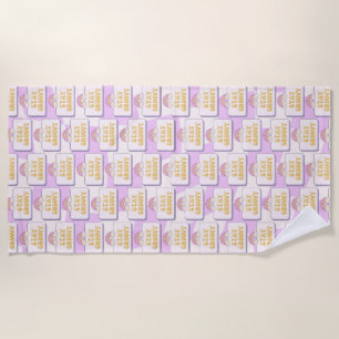 Serviette De Plage Restez Groovy