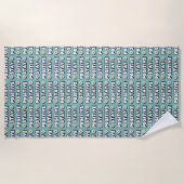 Serviette De Plage Restez Positif (Devant)