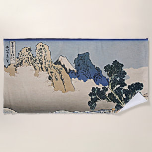 Serviette De Plage Retour de la montagne Fuji de la rivière Minobu Ho