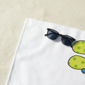 Serviette De Plage Retourner la Reine Persolée (En situation)