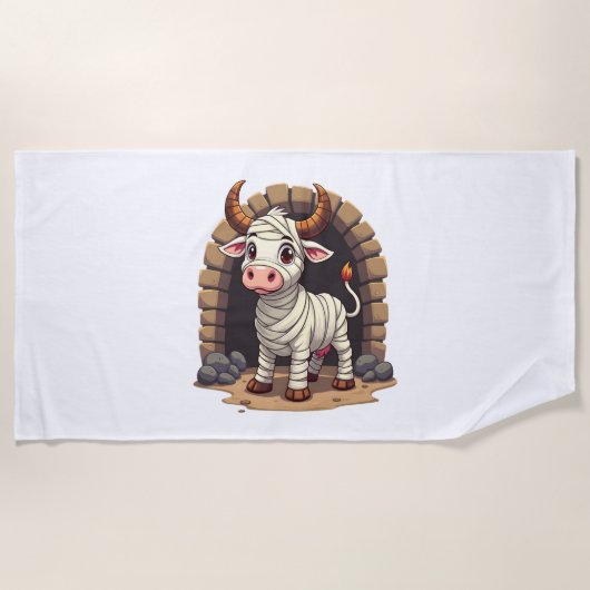 Serviette De Plage Retours Moo-Mummy (Devant)