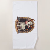 Serviette De Plage Retours Moo-Mummy (Devant)