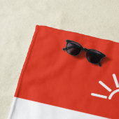 Serviette De Plage Retraité Vous Voir À La Plage (En situation)