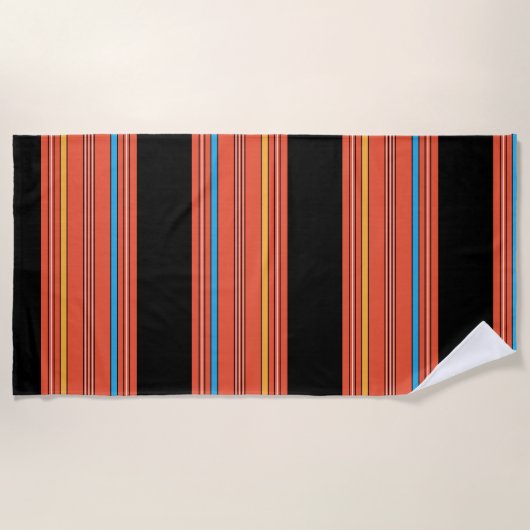 Serviette De Plage Rétro (Devant)