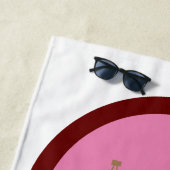 Serviette De Plage Retro Country Tribe Bachelorette Party (En situation)