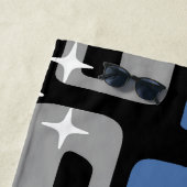 Serviette De Plage Retro Mid-Century Moderne Abstrait (En situation)