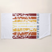 Serviette de plage Retro Oakville Water Polo (Devant)