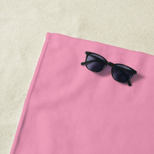Serviette de plage Retro Rose Palm Springs (En situation)