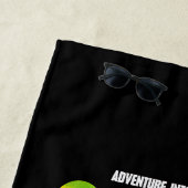 Serviette De Plage Retro Sci-Fi Adventure Outer Space Comics Couvertu (En situation)