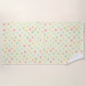 Serviette de plage Retro Stars (Devant)