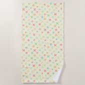 Serviette de plage Retro Stars (Devant)