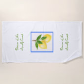 Serviette De Plage Rêve de la côte amalfitaine (Devant)