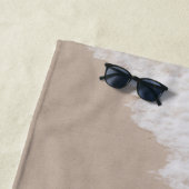 Serviette De Plage Rêve de mousse de mer des Caraïbes 6 (En situation)