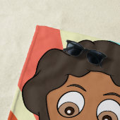 Serviette De Plage Revenir (En situation)