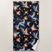 Serviette De Plage Rêves de Licorne (Devant)