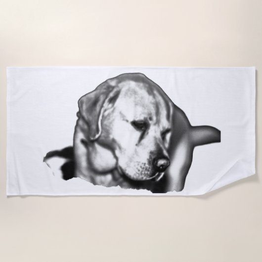 Serviette De Plage Rêves d'encre (Devant)