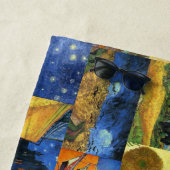 Serviette de plage rêveuse d'art de peintures de (En situation)