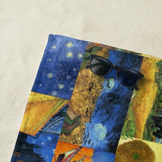 Serviette de plage rêveuse d'art de peintures de (En situation)