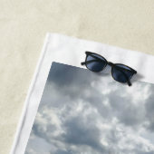 Serviette De Plage Rex La TV Terrier "Lets.go pour un bain !" (En situation)