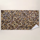 Serviette De Plage Richesse Des Perles De Semence (Devant)