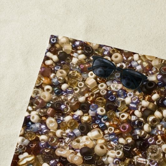 Serviette De Plage Richesse Des Perles De Semence (En situation)