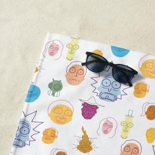 Serviette De Plage RICK ET MORTY™ | Get Schwifty (En situation)