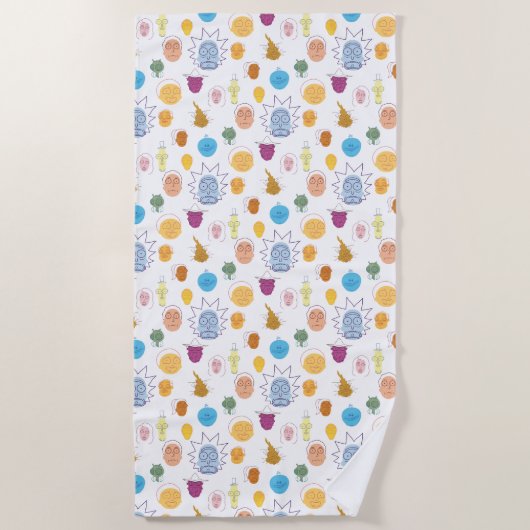 Serviette De Plage RICK ET MORTY™ | Get Schwifty (Devant)