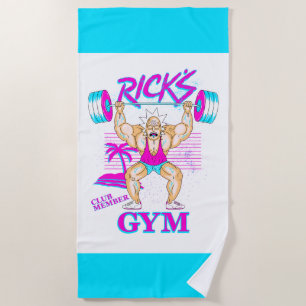 Serviette De Plage RICK ET MORTY™ Membre Rick's Gym Club