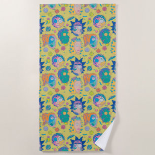 Serviette De Plage RICK ET MORTY™ Motif de famille Smith infecté