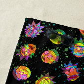Serviette De Plage RICK ET MORTY™ | Motif psychédélique (En situation)