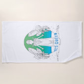 Serviette De Plage RICK ET MORTY™ | Oui Reine (Devant)