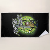 Serviette De Plage Rick et Morty - Portal Boyz (Devant)