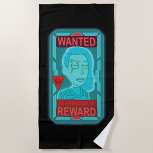 Serviette De Plage RICK ET MORTY™   Poster Recherché Space Beth
